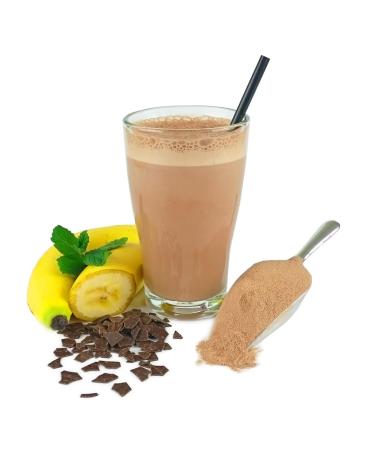 Chocolate-Banane-Vital-Molke Drink Powder without Aspartam and preservatives Ideal help when detoxify and much more.Versatile in the use content 500 g