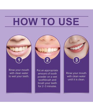 Purple Teeth Restoration Mineral Powder Tooth Powder Effective in Strengthening Teeth and Gums for Daily Use(1pcs) - Buy Online on GoSupps.com