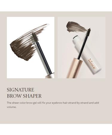 Hince Signature Brow Shaper (LIGHT BROWN) - Natural Sheer Color Brow Gel for Feathery Brows - Vegan & Paraben Free - Buy Online on GoSupps.com