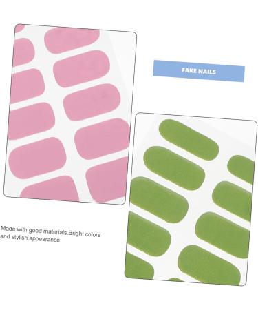 Healeved 12 Sets Press on Fake Nails Fake Nails Tips French Nails Press on Fake Fingernails Women Press on Nails Manicure Art Tools Decorative Fake Nails Sticker Accessories Full Paste 3d - Buy Online on GoSupps.com