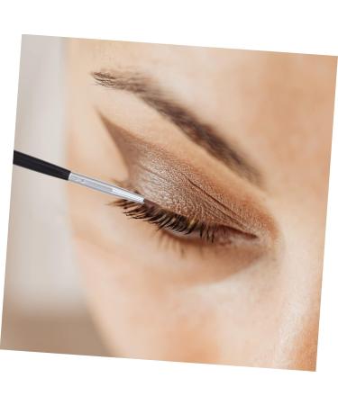 VINTORKY 6pcs Eyeliner Makeup Brush Cosmetic Brush Professional Makeup Brushes Rayon Wooden Handle Black - Buy Online on GoSupps.com