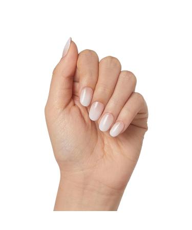 Buy KISS Gel Fantasy Dreamdust Press-On Nails | Silver Spoon Light White - Short Oval Includes Glue & Accessories - Fast International Shipping - Buy Online on GoSupps.com