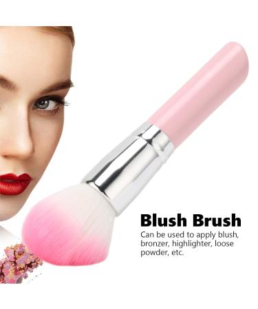 Professional Loose Powder Blush Brush - Portable Makeup Tool for Cream Powder & Liquid - Large Pink Brush for Flawless Application - Buy Online on GoSupps.com