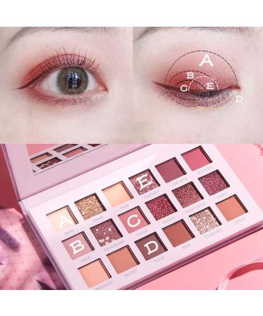 Smokey Eye Shadows Nudes Highly Pigmented Eyeshadow Palette 18 Colors Warm Matte Shimmer Neutral Eyeshadow Makeup Kits (18 colors) - Buy Online on GoSupps.com