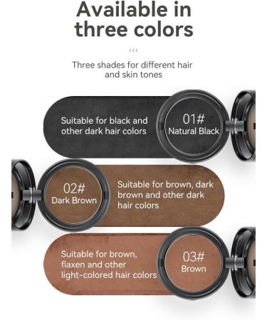 Hairline Volume Powder Hairline Contour Shadow Powder Waterproof Hair Powder Thinning Hair Coverage (1) - Buy Online on GoSupps.com