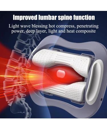 RKXKJ Electrical Backrest - Spine Traction & Vibration Relief | 3 Heat Levels for Waist Fatigue Relief - International Shipping Available - Buy Online on GoSupps.com