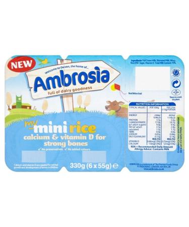 Ambrosia Mini Ambrosia Rice (6 x 55 g)