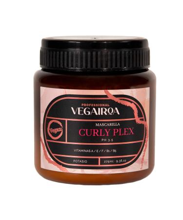 VEGAIROA Curly Plex Mask defined curls without frizz Deeply moisturizing For curly or wavy hair paraben free vegan professional hair treatment 300ml