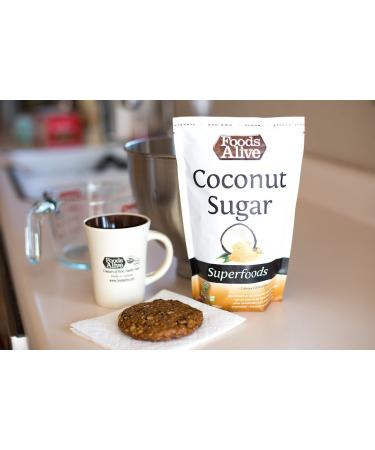 Organic Coconut Sugar - Foods Alive Superfoods (14 oz) | Healthy Sweetener - Buy Online on GoSupps.com
