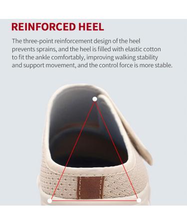 ALASON Men's Wide Width Adjustable Closure Shoes - Lightweight and Ideal for Diabetic Edema, Plantar Fasciitis, Bunions, Arthritis, and Swollen Feet - Black Size 39 - Buy Online on GoSupps.com