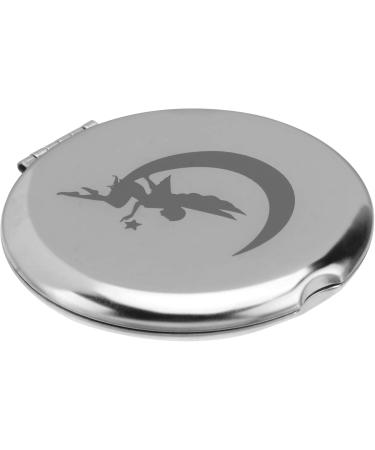 1pc Folding Vanity Mirror Compact Hand Mirror Makeup Mirror Mirror Handheld Small Foldable Mirror Pocket Makeup Mirror The Metal Travel Portable Pocket Mirror - Buy Online on GoSupps.com