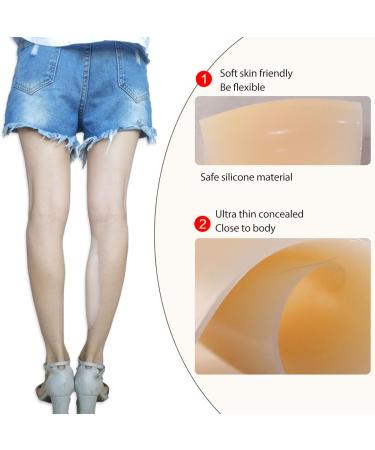 4.2oz Adhesive Leg Corrector | Portable Silicone Calf Pad for Crooked & Thin Legs | Soft Beige Adhesive Support - Buy Online on GoSupps.com