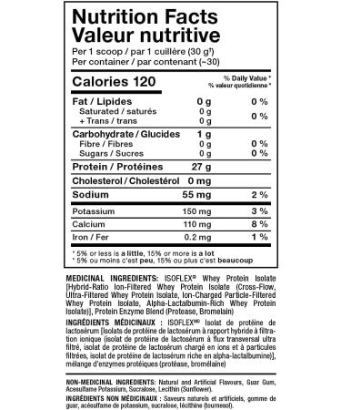 ALLMAX Nutrition Isoflex 100% Whey Protein Isolate Vanilla 2lb - Ultra-Pure Protein Supplement - Buy Online on GoSupps.com