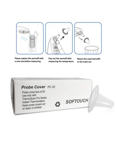200 Replacement Protective Caps for Braun ThermoScan Ear Thermometers | International Shipping Available - Buy Online on GoSupps.com
