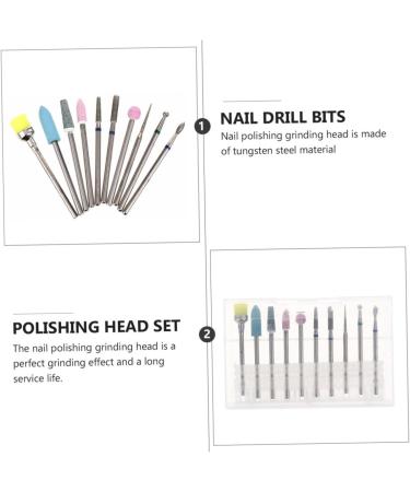 Beavorty nail polisher Remove Nail Bits carbide nail drill bit professional nail drill nail drill bits drill for nails professional cleaning kit nail gel Metal Drilling tool to rotate - Buy Online on GoSupps.com