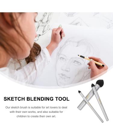 EXCEART 3PCS Sketch Wipe Pen Sponge Rubbing Brush Set for Highlighting and Smudging - Buy Online on GoSupps.com