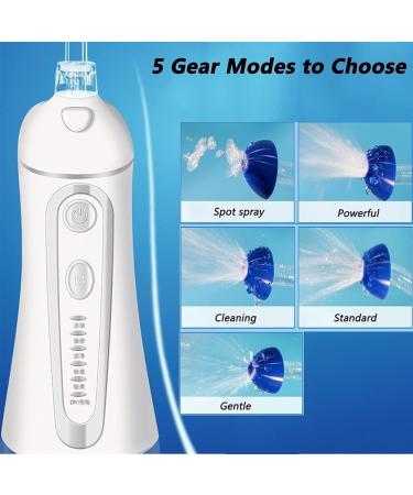 Sinus Rinse Kit 5 Cleaning Modes 4 Nozzles Nasal and Sinus Irrigation System 360 Degree Rotation Cleaner Nose Rechargeable Allergic Rhinitis Neti Pot (Color : White) - Buy Online on GoSupps.com
