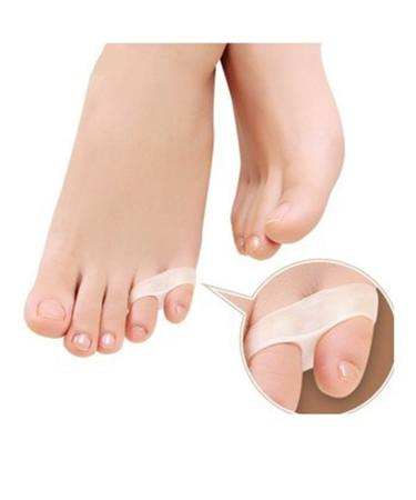 jiahao 1 Pair Gel 2 Holes Orthotics Bunion Separator Tail Toe Straightener Toe Stretchers