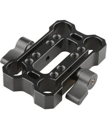 CAMVATE 15mm Rod Offset Raiser Clamp for Shoulder Rig Railblock System (Black Thumbscrew) - 1690 - Buy Online on GoSupps.com