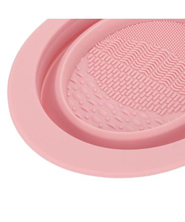 Silicone Makeup Brush Cleaning Mat & Bowl | Foldable Washing Tools - Ideal for Brushes & Sponges | Eco-Friendly Green - Buy Online on GoSupps.com