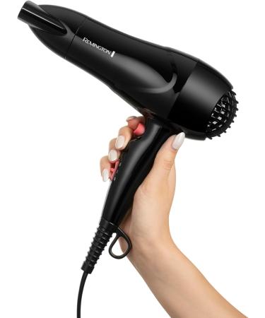 Remington Hair Dryer Compact Blow Dryer My Stylist (Powerful 1900W Performance 2 Heat/Speed Settings with Cool Shot Fast Dry Concentrator Ceramic Ionic Grille for Even Heat Black/Pink) D2000 - Buy Online on GoSupps.com
