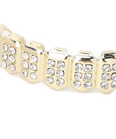 Buy Hip Hop Teeth Decorations - Gold Solid Teeth Protection for Concerts Halloween & Fashion Shows - Buy Online on GoSupps.com