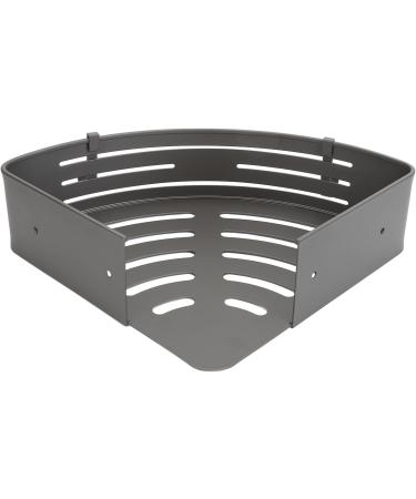 Verdant Touch Triangle Wall Shelves Large Capacity Aluminum Corner Wall Shelves Punch-Free Grey - Buy Online on GoSupps.com