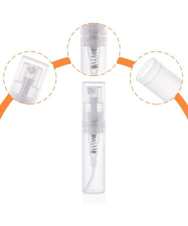 BENECREAT 80PCS Mini Spray Bottles - 2ml Clear Plastic Perfume Bottles with 6 Pipettes Funnels & Pumps for Travel - International Shipping Available - Buy Online on GoSupps.com