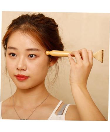 Beavorty Shiatsu Neck and Shoulder Massager - Bamboo Tension Relief Tool for Back Pain & Itching - Long Handle Scraper for Ultimate Comfort - Buy Online on GoSupps.com