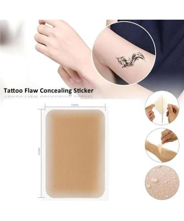 Tattoo Cover Up Tape Ultra Thin Patch For Tattoo Invisible Waterproof Skin Tone Concealer Sticker For Covering Up Tattoos(Translucent light) - Buy Online on GoSupps.com