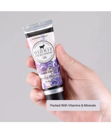 Dionis Goat Milk Holiday Hand Cream Gift Set - Pear, Vanilla, Lavender, Jasmine, Shea, Sugarberry - 1oz Mini Lotions - Buy Online on GoSupps.com