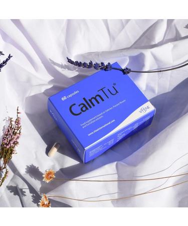 Vitae CalmTu 60 capsules | Valerian Passionflower and California Poppy | Manage stress naturally | No side effects Unflavoured 60 count (Pack of 1) - Buy Online on GoSupps.com