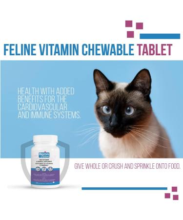 Revive Active - Feline Vitamins Chewable Tablet 124ct Multivitamin & Mineral Supplement for Cats - All-in-one multivitamin to support your cat's health and wellness. - Buy Online on GoSupps.com