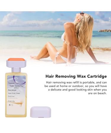 Portable Hair Removal Roll-On Wax Refill Pack | Safe Professional Soft Wax Cartridge for Whole Body (Honey) - Ideal for International Shipping - Buy Online on GoSupps.com