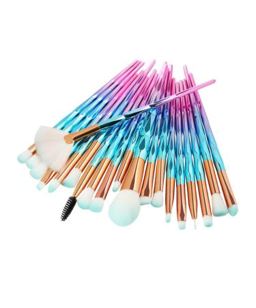 FRCOLOR Eye Shadow Brush Foundation Brush Long Handle Makeup Bristle Make Up Silicone Applicator