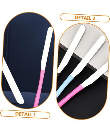 POPETPOP Cosmetic Mixing Spatula Makeup Stirring Tool Double Sided Design For Foundation Blush Eyeshadow 1600X100X050CM Pink - Buy Online on GoSupps.com