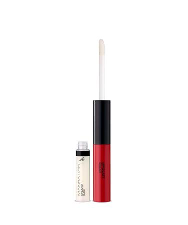 Manhattan Lips2Last Glam Red 45A - Long-Lasting Lip Colour & Gloss | 8ml - Buy Internationally - Buy Online on GoSupps.com