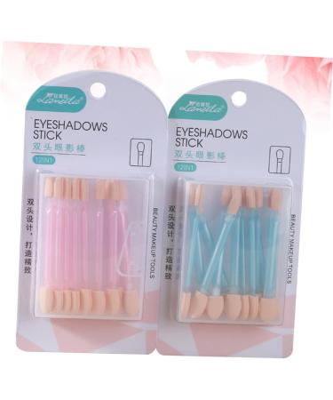 CANIGHT 24pcs Women Eyeshadow Brush Eyeshadow Makeup Accessories Cosmetic Eye Brushes Foam Eyeshadow Brush - Buy Online on GoSupps.com