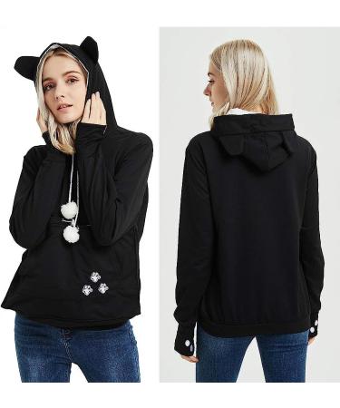 Unisex XL Pet Carrier Hoodie | Cat Dog Pouch Holder Sweatshirt - Buy Online on GoSupps.com