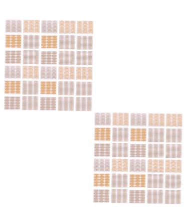 MAGICLULU 100 Sheets Lace Double Eyelid Sticker Sticky Eyelid Decal Sticky Eyelid Strip Fiber Eyelid Lift Strip Eyelid Lift Strips Medical Tape Second Generation Make up Lifting Belt