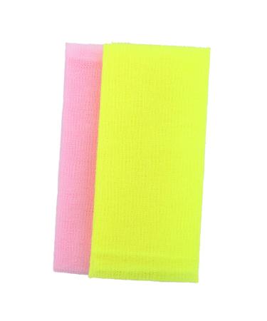 Healeved 8pcs Nylon Bath Towel Body Scrubber Infant Bath Towels Bath Scrubber Baby Bath Sponge Exfoliating Back Scrubber Skin Wash Towel Nylon Bath Cloth Scrubber Back Scrub Towel Puffs