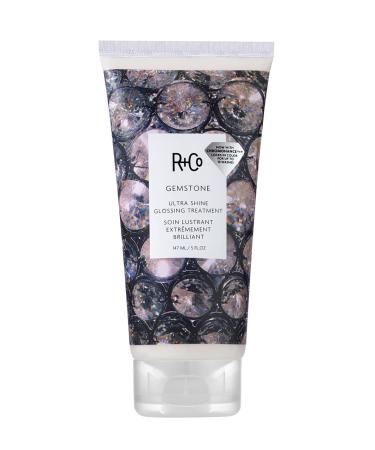 R+Co Gemstone Ultra Shine Glossing Treatment | Enhanced Vibrancy + Shine + Deep Hydration | Vegan + Cruelty-Free | 5 Oz