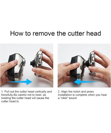 Universal Razor Replacement Heads - 9 Pack Electrorasier Double Ring Attachments for Electric Shavers - Buy Online on GoSupps.com