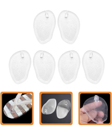 USHOBE 3 Pairs Gel Metatarsal Pads for Thong Sandals | Forefoot Cushion Inserts for Metatarsal Support | Clear Grips for Slip-Resistant Comfort - Buy Online on GoSupps.com