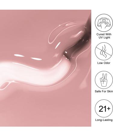 Imtiti Jelly Gel Nail Polish 15ml Natural Coffee Sheer Jelly Gel Polish Soak Off LED UV Nail Gel Polish Nude Translucent Gel Nail Polish Nail Starter Manicure Salon Kit - Buy Online on GoSupps.com