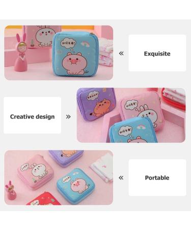 4PC Women s Bandage Storage Bag Set | Menstrual & Tampon Organizer Wallet | Stylish and Functional Holder for Napkins Towels & Accessories - Buy Online on GoSupps.com