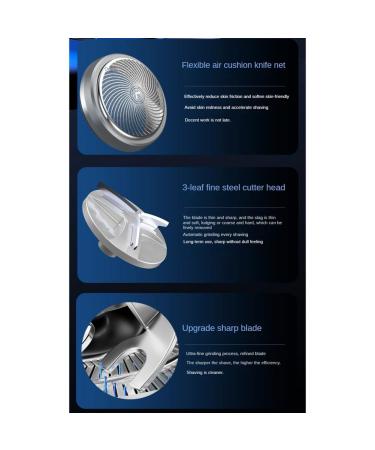 Portable Electric Shaver for Men | Mini Beard Shaver with LCD Display | Rechargeable Travel & Home Use | Easy to Install & Use - Buy Online on GoSupps.com