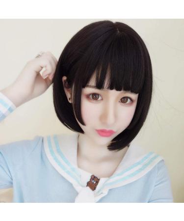 Stylish BGHJUE Short Wavy Wig for Women - Perfect Princess Cut for Round Faces | Light & Thin Hair Style - Buy Online on GoSupps.com