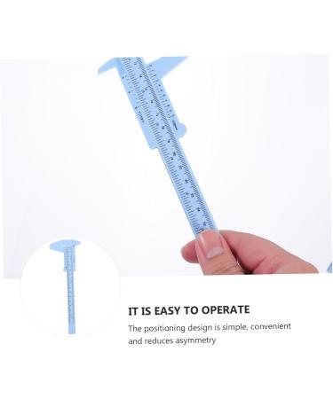 FRCOLOR 2pcs Eyebrow Ruler Leather Hair Tie Mini Measure Tool Multifunction Measuring Instrument Miss - Buy Online on GoSupps.com