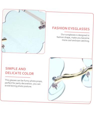 Lurrose Vintage Frameless Sunglasses - Cosplay Glasses | Stylish International Shipping - Buy Online on GoSupps.com